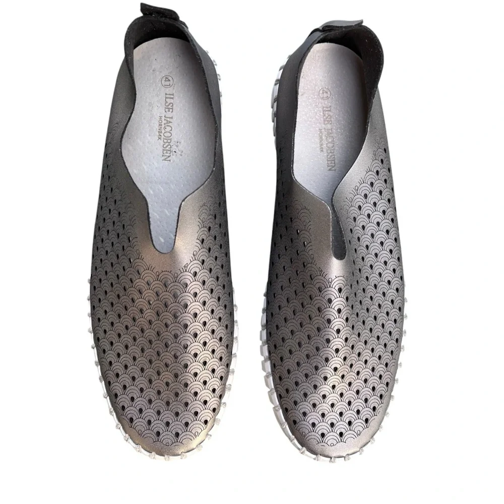 Ilse Jacobsen Tulip Slip-On Sneaker in Gunmetal EU Size 41 - Picture 5 of 14